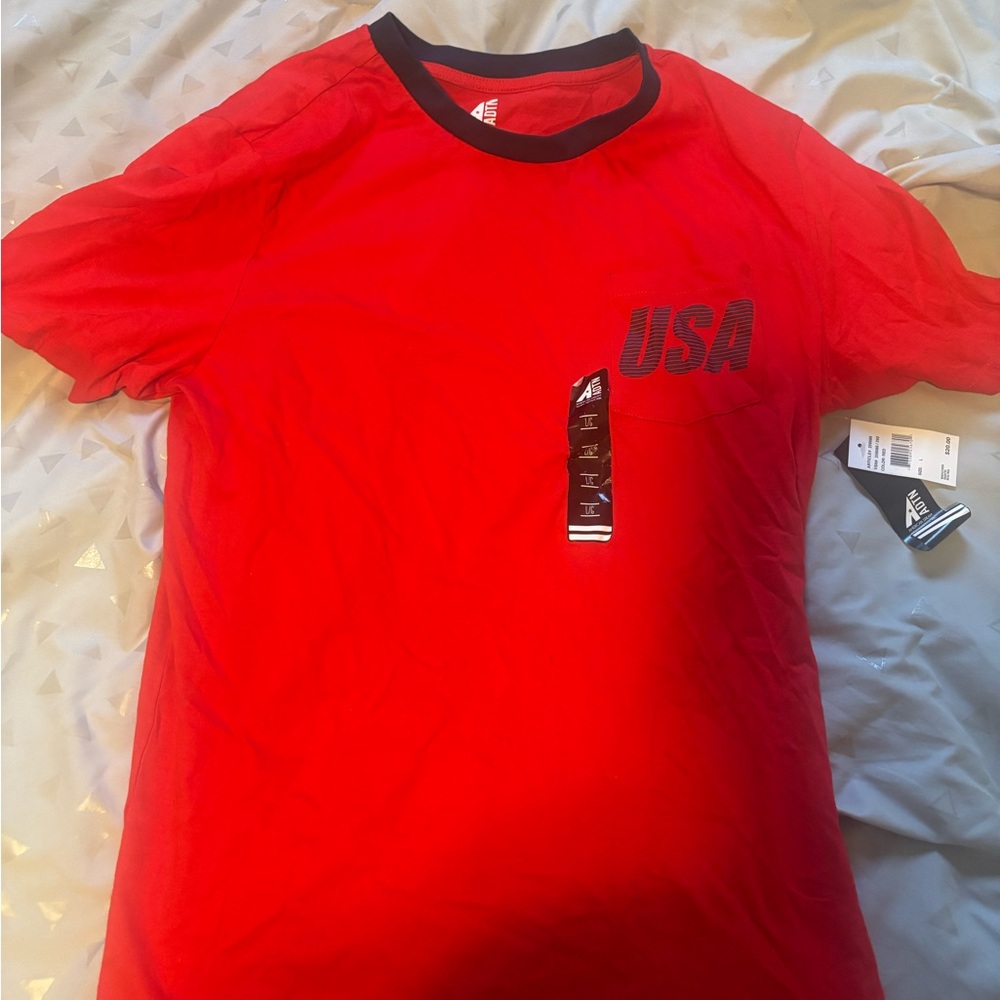 Red USA Graphic Men's T-Shirt